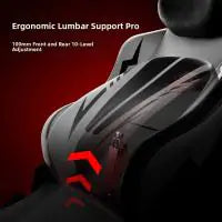 AutoFull C3 Pro Gaming Chair With 3D Headrest & Advanced Lumbar support (Silver & Black)