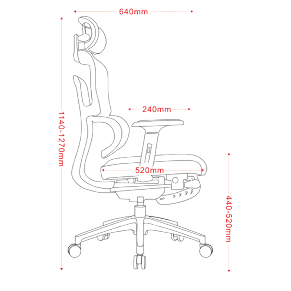 iCraft ErgoCraft Basic Ergonomic Gaming Chair With 2D Headrest & Lumbar support (Grey)