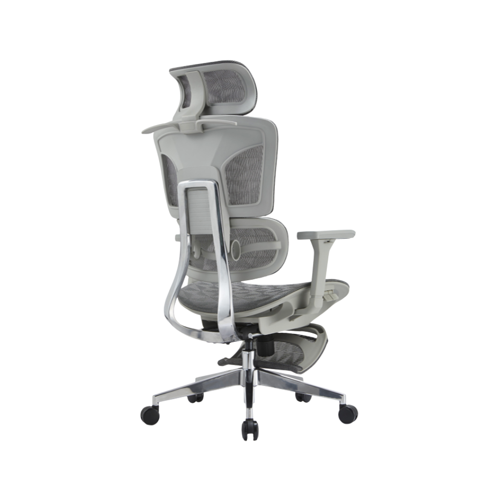 iCraft ErgoCraft Max Ergonomic Gaming Chair With 4D Armrest & Advanced Lumbar support (Grey)