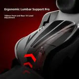 AutoFull C3 Pro Gaming Chair With 3D Headrest & Advanced Lumbar support (Silver & Black)