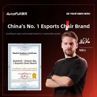 AutoFull C3 Pro Gaming Chair With 3D Headrest & Advanced Lumbar support (Silver & Black)