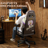 AutoFull C3 Gaming Chair One Piece Edition (black and purple)