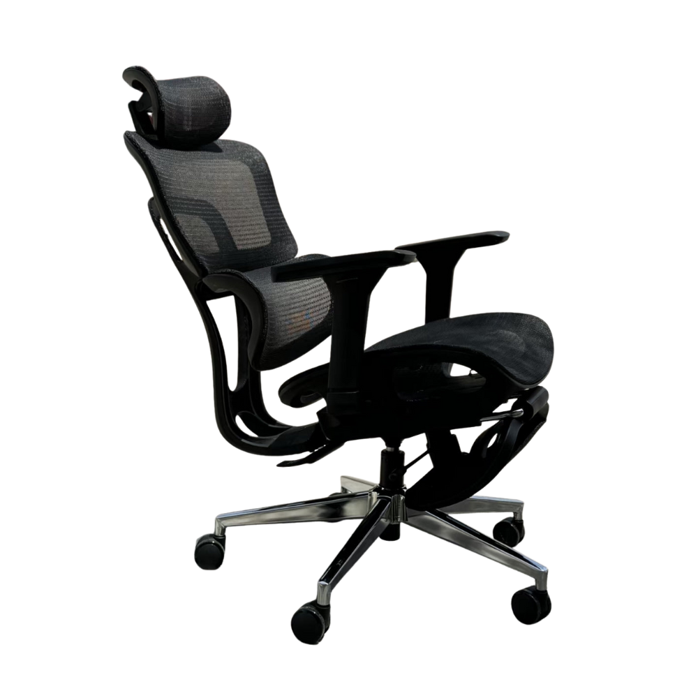 iCraft ErgoCraft Pro Ergonomic Gaming Chair With 4D Armrest & Lumbar support (Black)