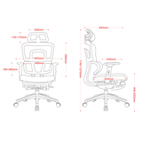 iCraft ErgoCraft Pro Ergonomic Gaming Chair With 4D Armrest & Lumbar support (Black)