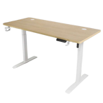 iCraft Peak Office Desk Height Adjustable Electric Stand Gaming Desk 160mm*60mm (IC-ELT-160-LOG)(Wooden)